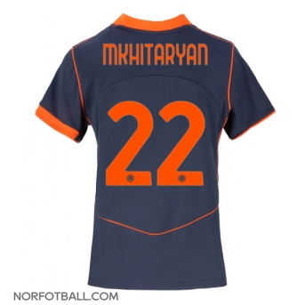 Billige Fotballdrakt Inter Milan Henrikh Mkhitaryan #22 Replika Tredjedrakt Dame 2025-26 Kortermet